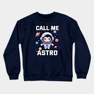 Call me Astroo Crewneck Sweatshirt